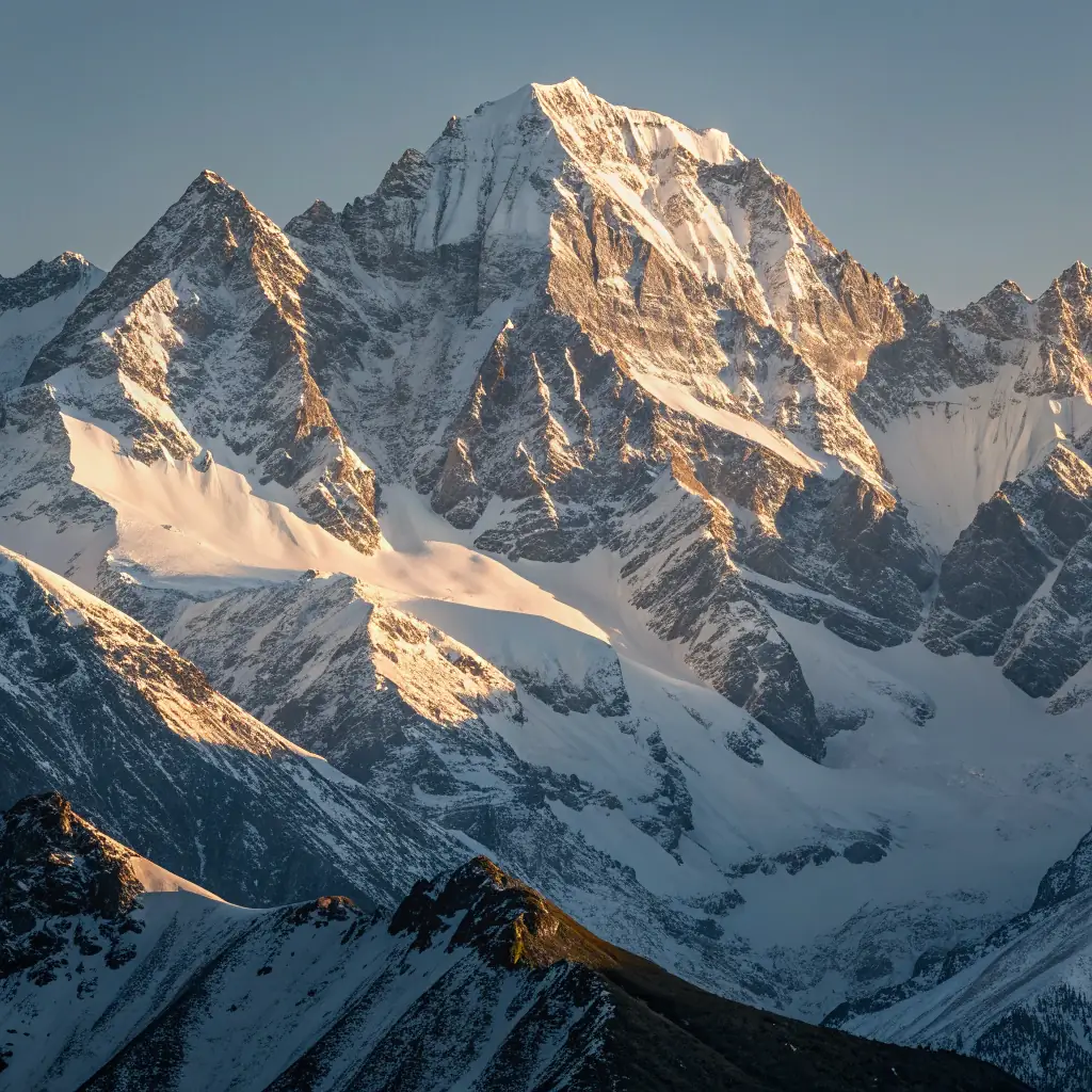Chaîne de montagnes majestueuse