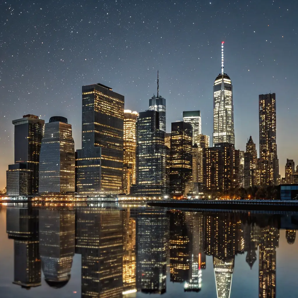 Lumières de la Ville la Nuit