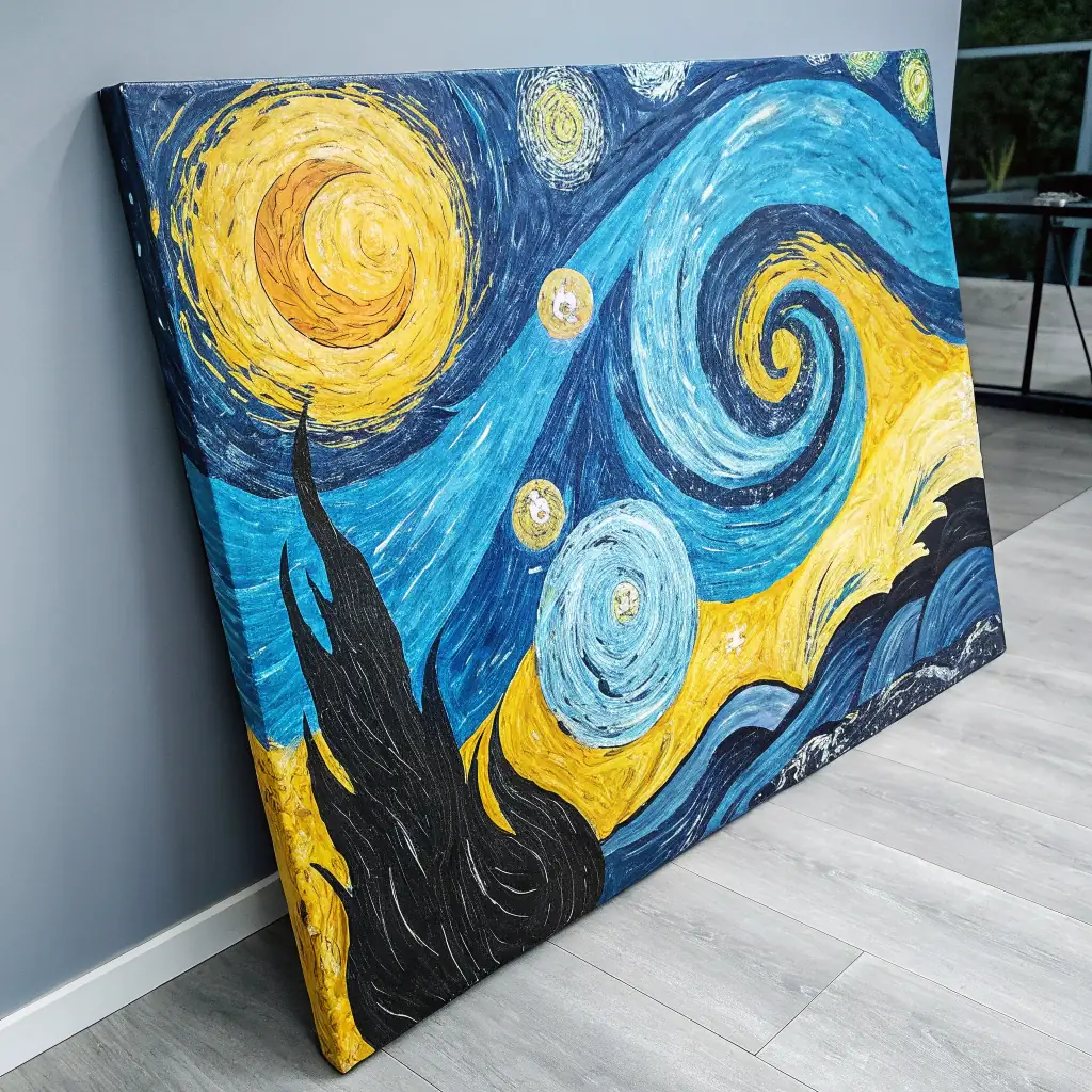 Composition d'art fluide