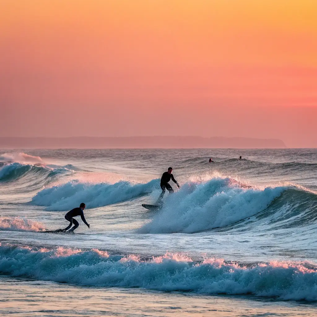 Coucher de Soleil Côtier